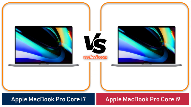 apple macbook pro core i7 vs apple macbook pro core i9