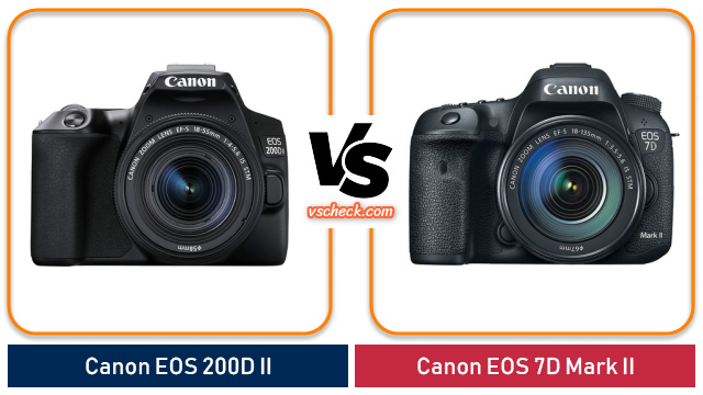 canon eos 200d ii vs canon eos 7d mark ii