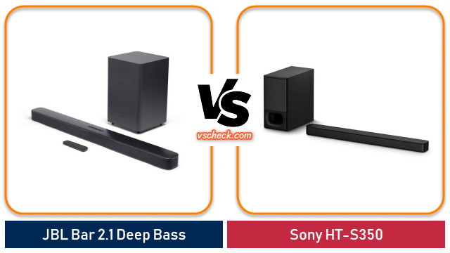 jbl bar 2 1 deep bass vs sony ht s350