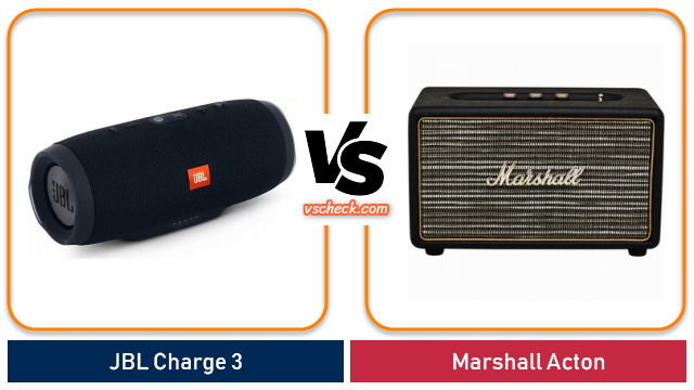 jbl charge 3 vs marshall acton