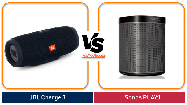 jbl charge 3 vs sonos play:1