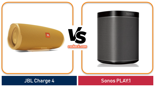 jbl charge 4 vs sonos play:1