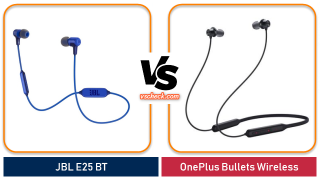 jbl e25 bt vs oneplus bullets wireless
