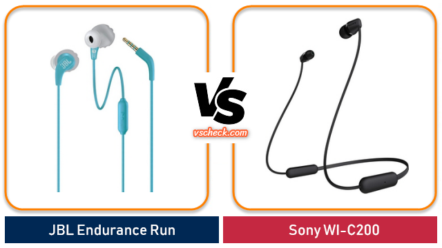 jbl endurance run vs sony wi c200