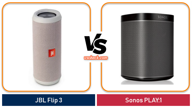 jbl flip 3 vs sonos play:1