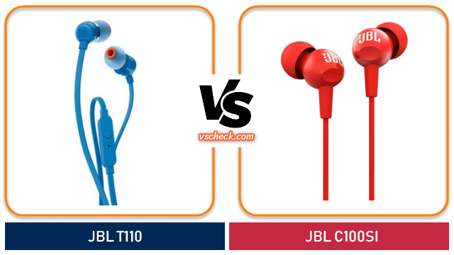 jbl t110 vs jbl c100si