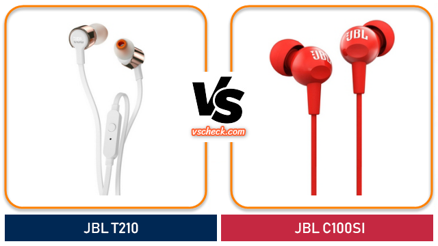 jbl t210 vs jbl c100si