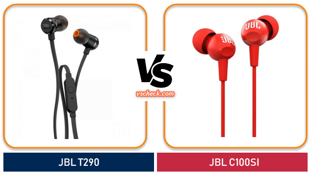 jbl t290 vs jbl c100si