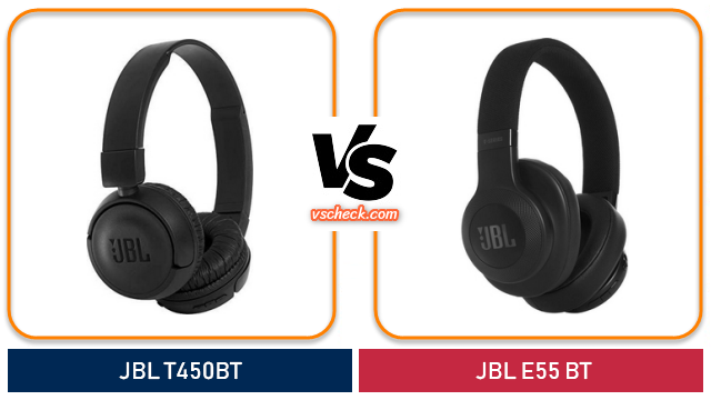 jbl t450bt vs jbl e55 bt