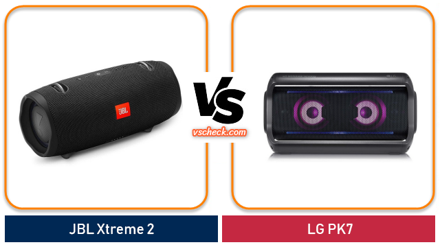 jbl xtreme 2 vs lg pk7