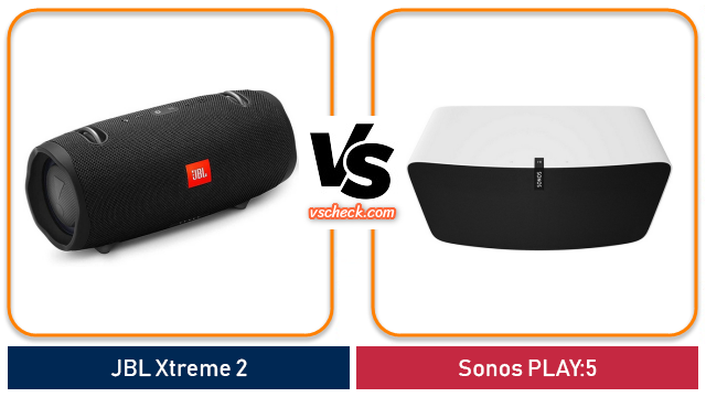 jbl xtreme 2 vs sonos play:5