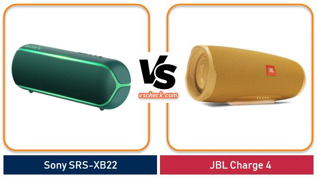 sony srs xb22 vs jbl charge 4
