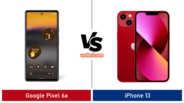 google pixel 6a vs iphone 13 image